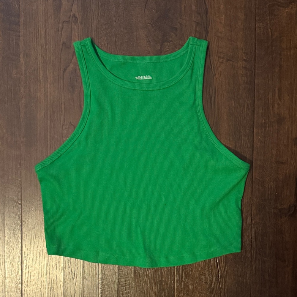 Wild Fable Vibrant Green Tank Top